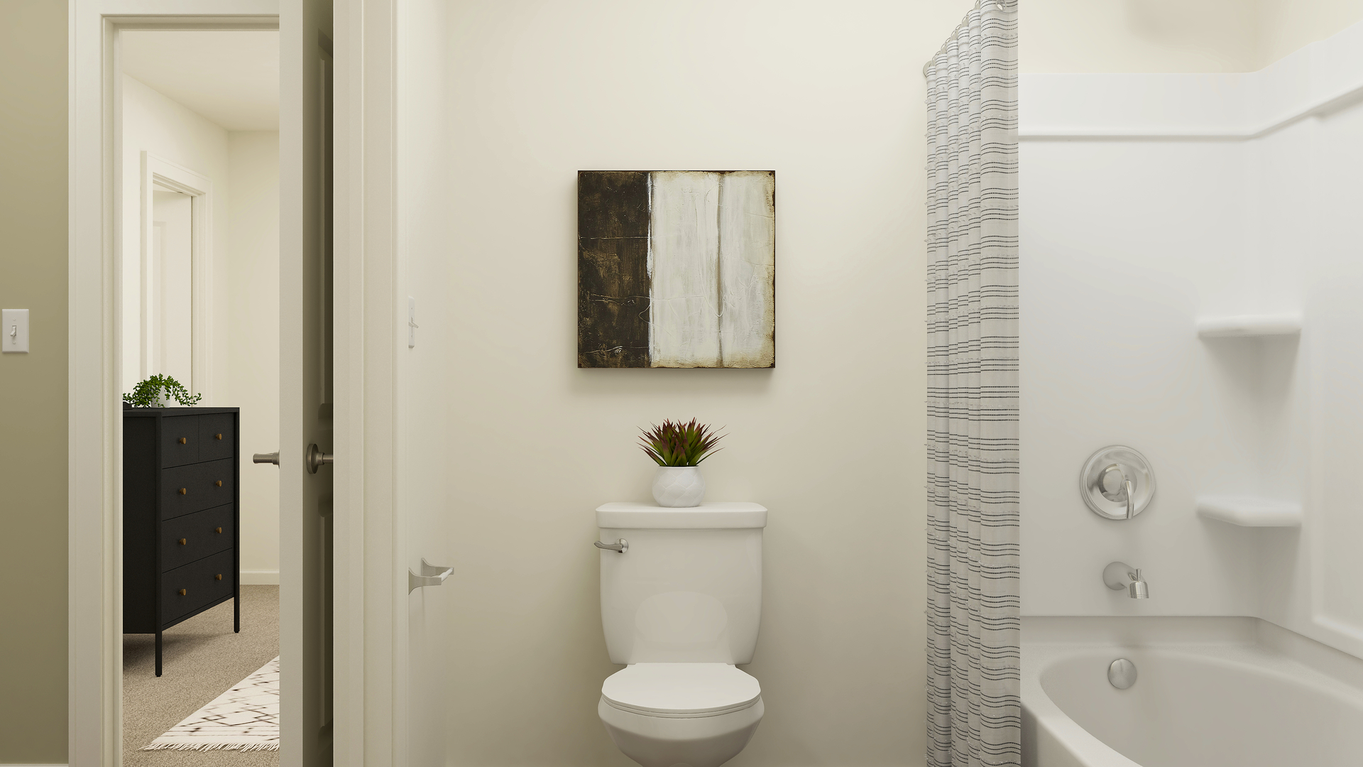 110 Newburgh Lane Algonquin, IL 60102 - Photo 18 of 24 a bathroom with a toilet and a sink