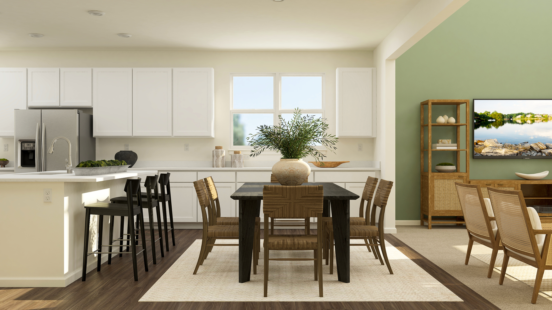 110 Newburgh Lane Algonquin, IL 60102 - Photo 6 of 24 a view of a dining room with furniture and wooden floor