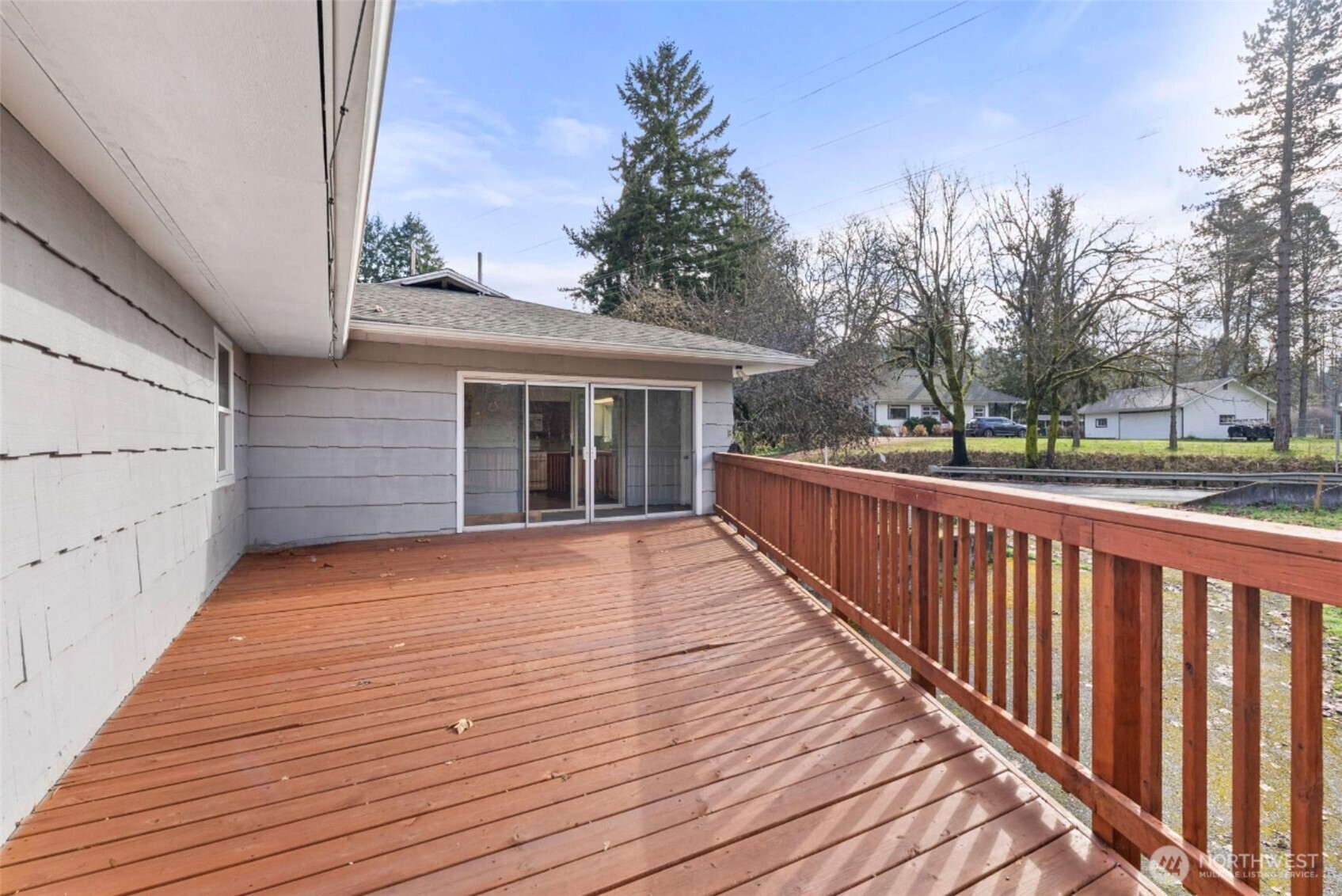 418 Southwest Canyon Loop Winlock, WA 98596 - Photo 24 of 35 a view of a house with wooden deck