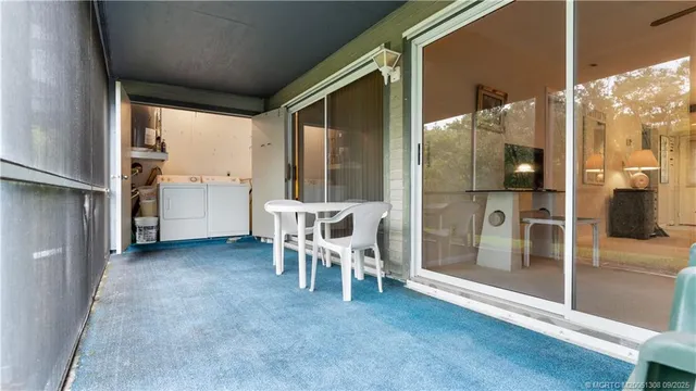 a view of front door of house