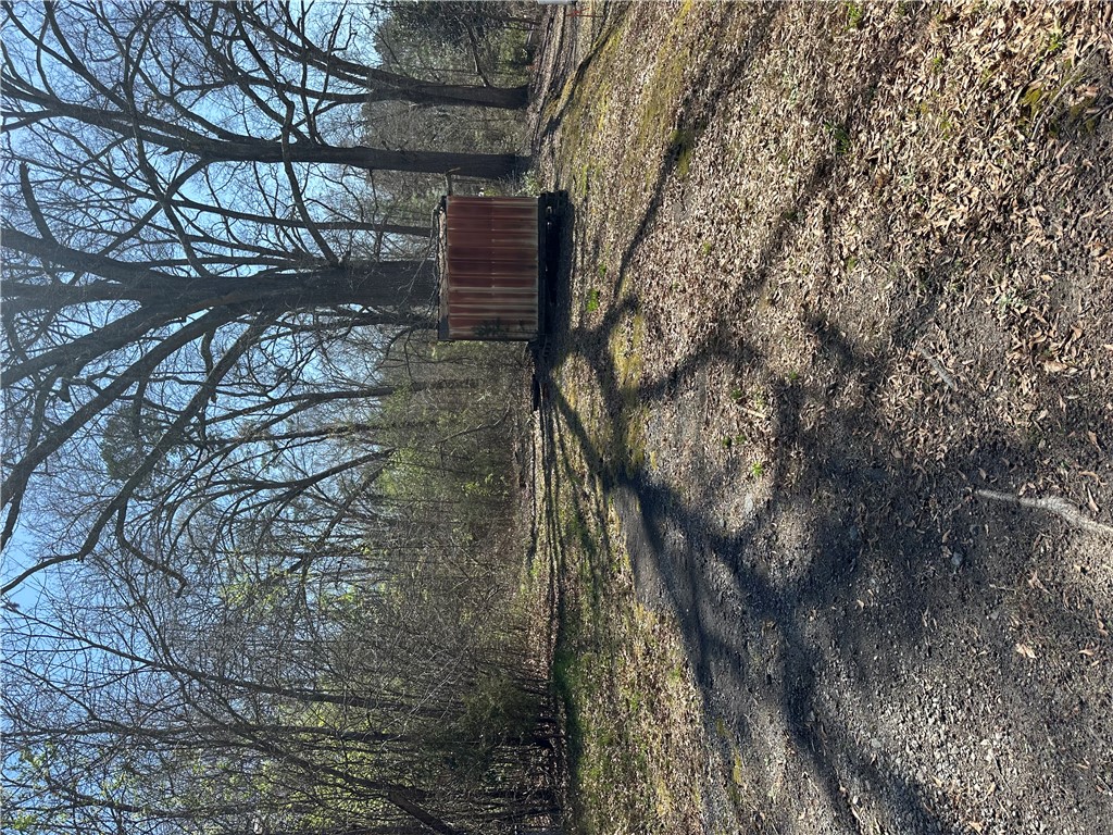 This lot offers a private setting with mature trees.