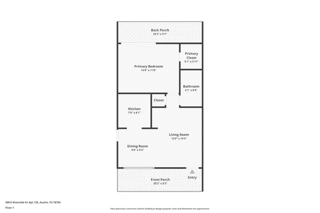 $1,850 | 500 East Riverside Drive, Unit 135, Austin, TX 78704
