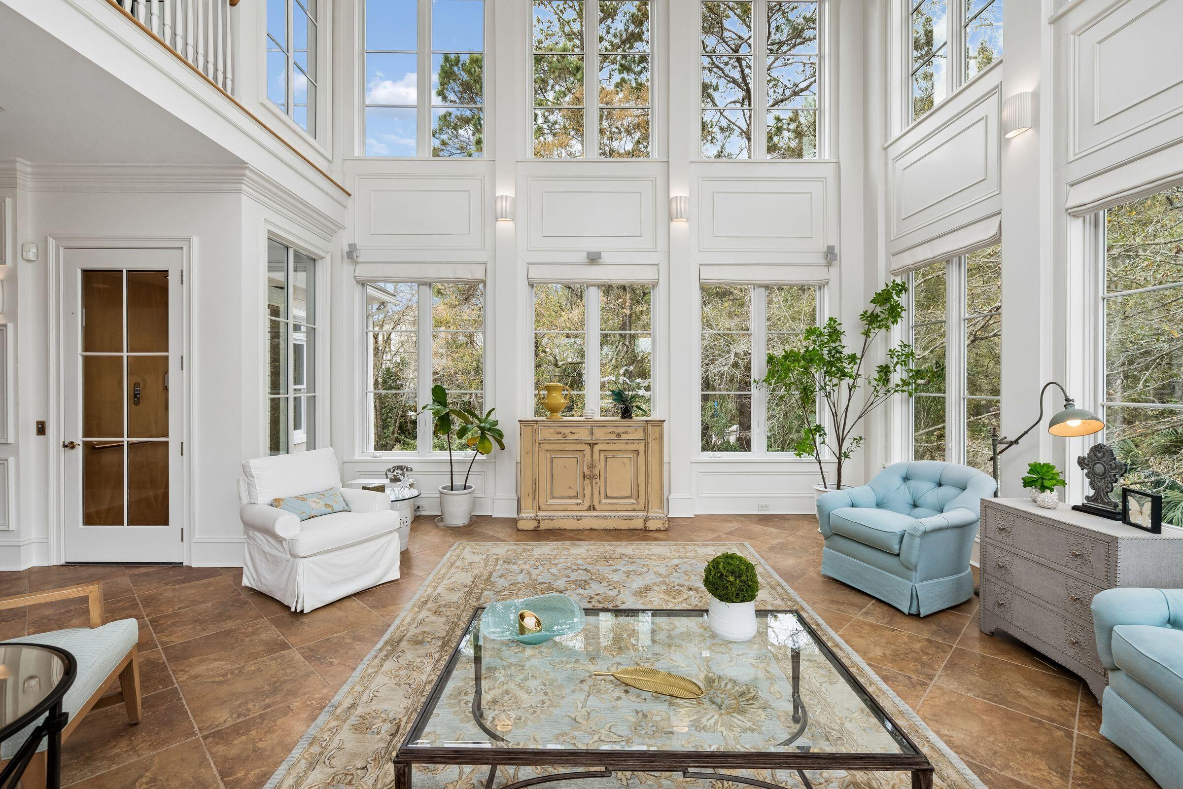 1663 Omni Boulevard Mount Pleasant, SC 29466 - Photo 16 of 73 Two Story Sunroom and Glass Elevator