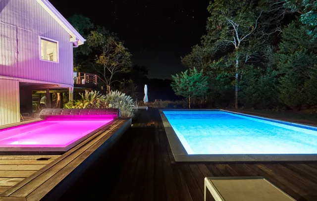 a view of an outdoor space with seating area