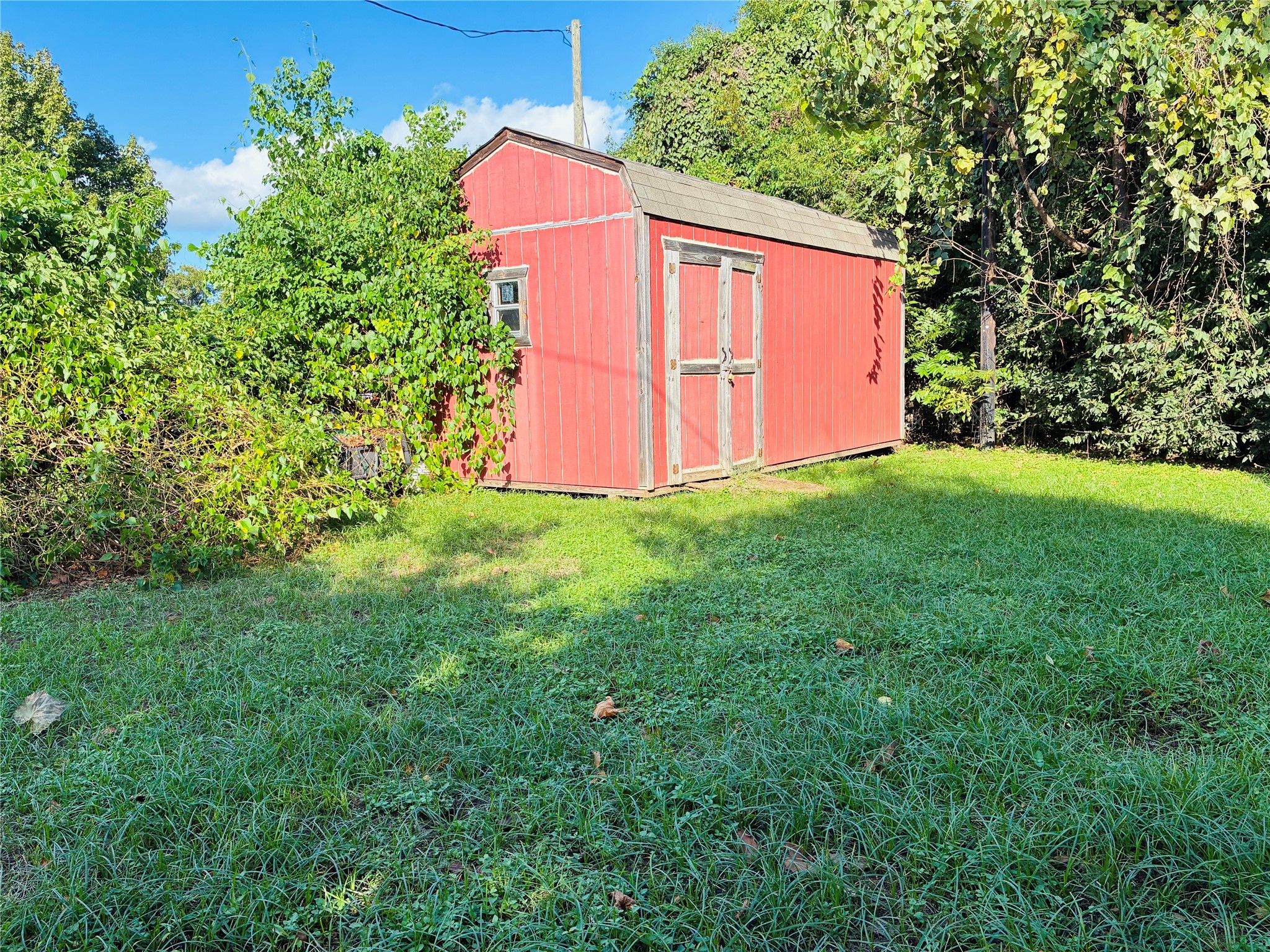 201 East Front Street Brazoria, TX 77422 - Photo 11 of 13 a view of a back yard of the house