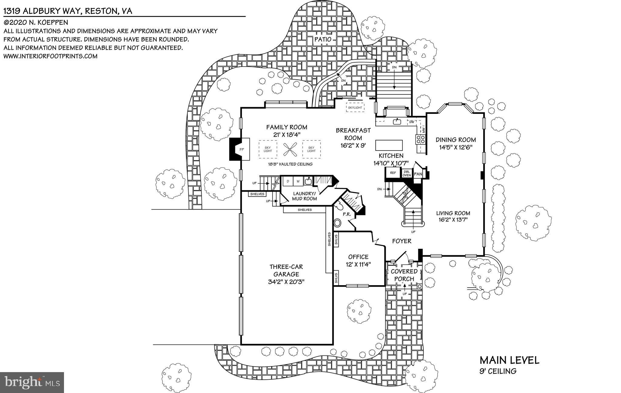 1319 Aldbury Way Reston, VA 20194 - Photo 76 of 78 main floor plans
