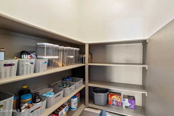 a room with storage and utility