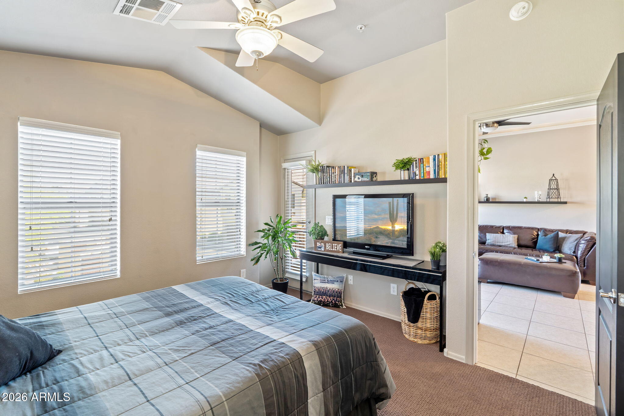 2725 East Mine Creek Road, Unit 2056 Phoenix, AZ 85024 - Photo 6 of 28 Primary Bedroom 3
