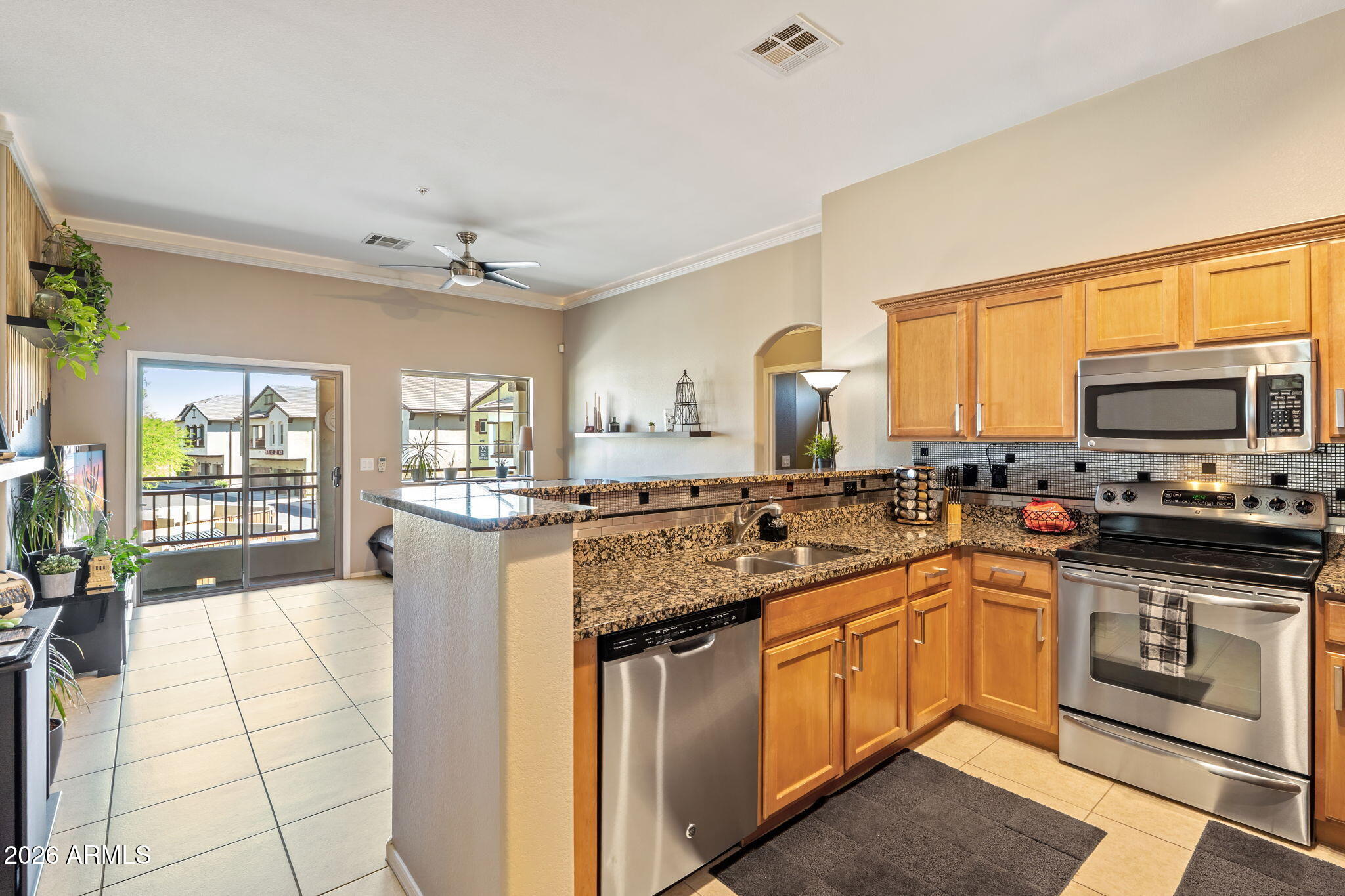 2725 East Mine Creek Road, Unit 2056 Phoenix, AZ 85024 - Photo 9 of 28 Stainless appliances!