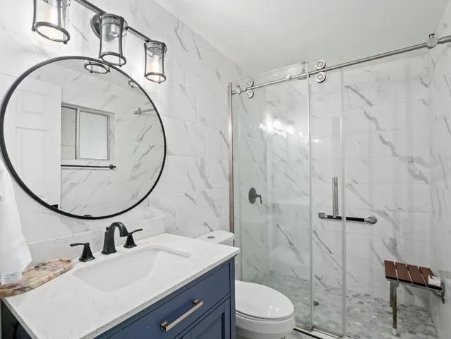 a view of a lake with a mountain