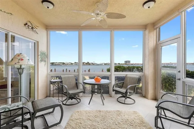 a outdoor space with furniture