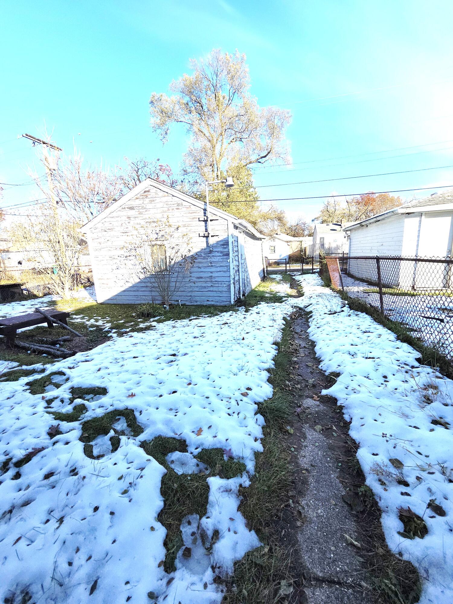 4115 Fillmore Street Gary, IN 46408 - Photo 14 of 16 a view of a backyard of the ocean