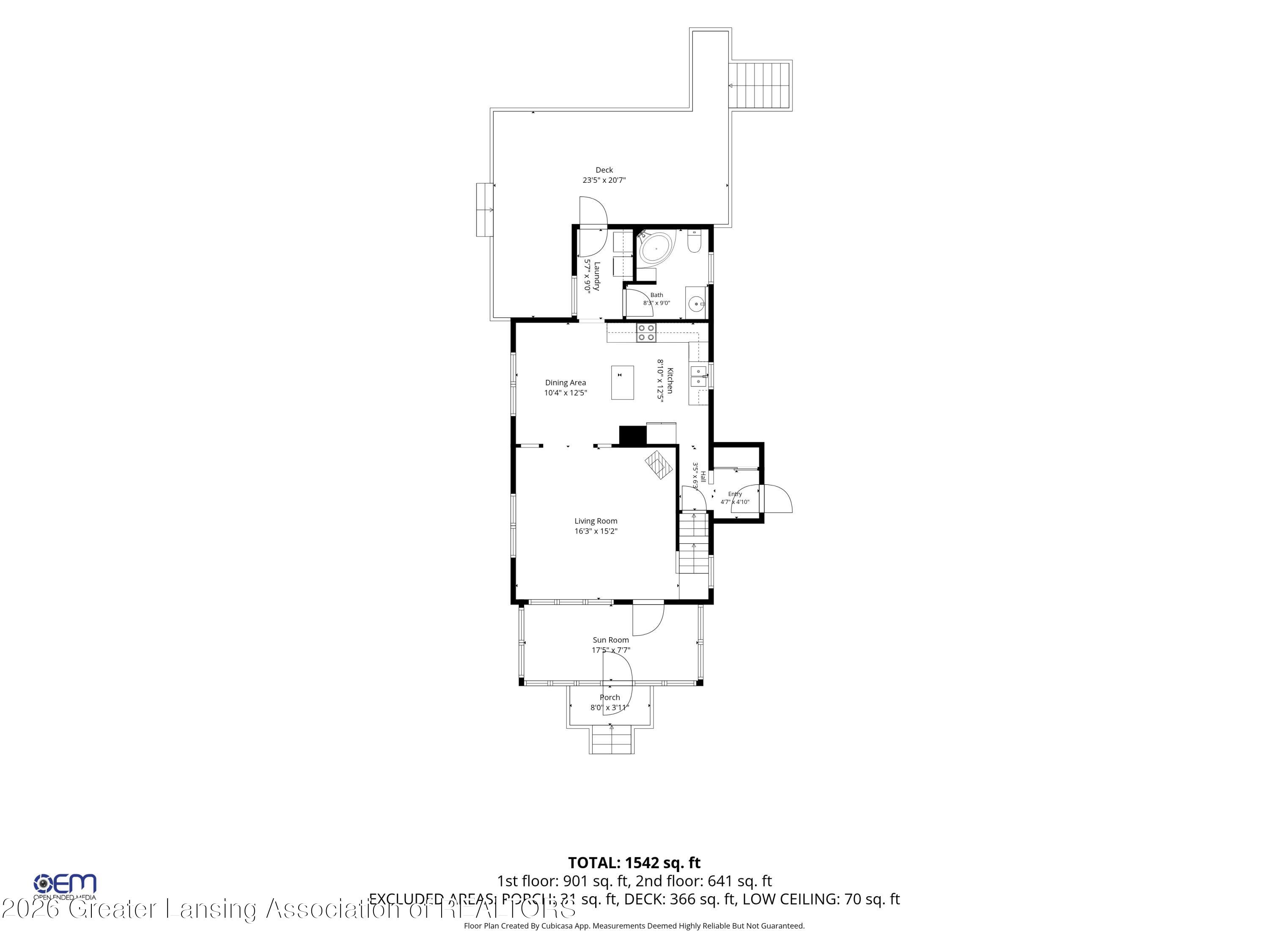3591 East Clarksville Road Portland, MI 48875 - Photo 36 of 38 1-Floorplan_1