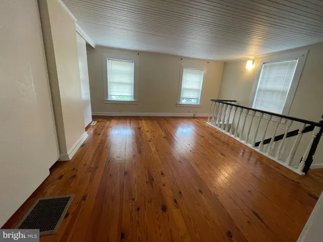 wooden floor with a window