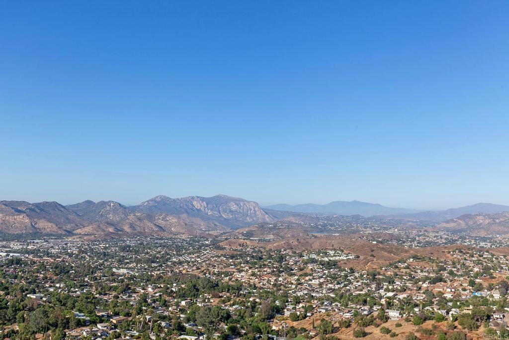 7231 Ocotillo Street Santee, CA 92071 - Photo 43 of 59 an aerial view of residential house and mountains