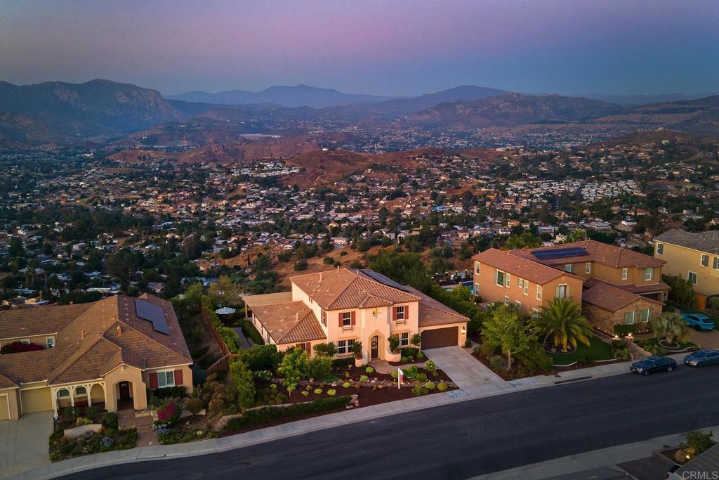 7231 Ocotillo Street Santee, CA 92071 - Photo 44 of 59 an aerial view of residential houses and city street
