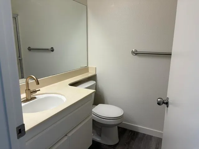 a bathroom with a sink and a toilet