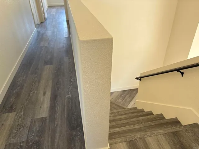 a view of wooden floor