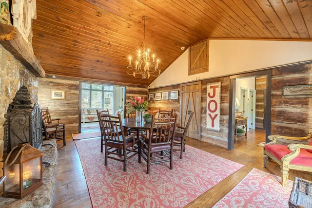 an outdoor space with furniture for seating