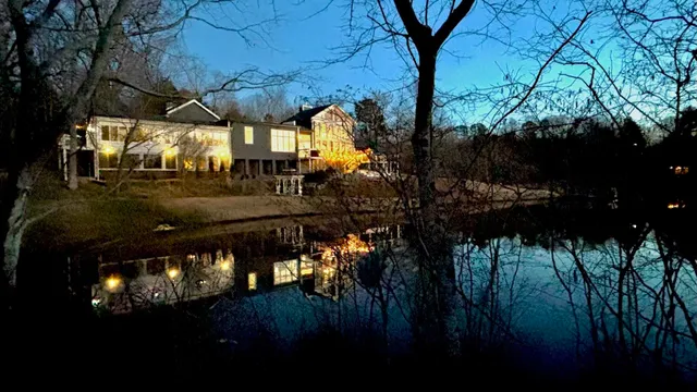 a view of swimming pool and lake view