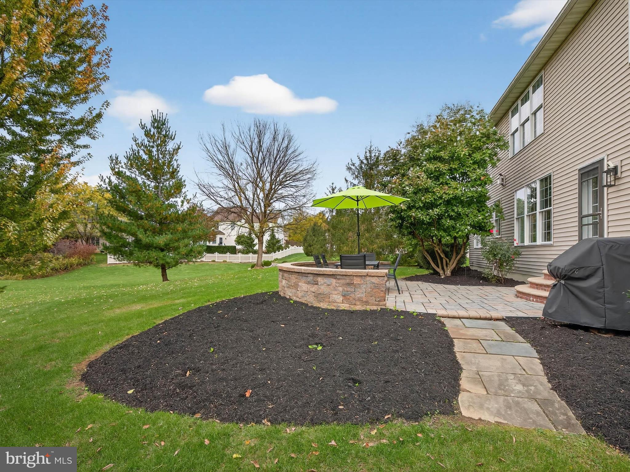 213 Barkay Crossing Lititz, PA 17543 - Photo 87 of 112 a view of a backyard with a garden and entertaining space
