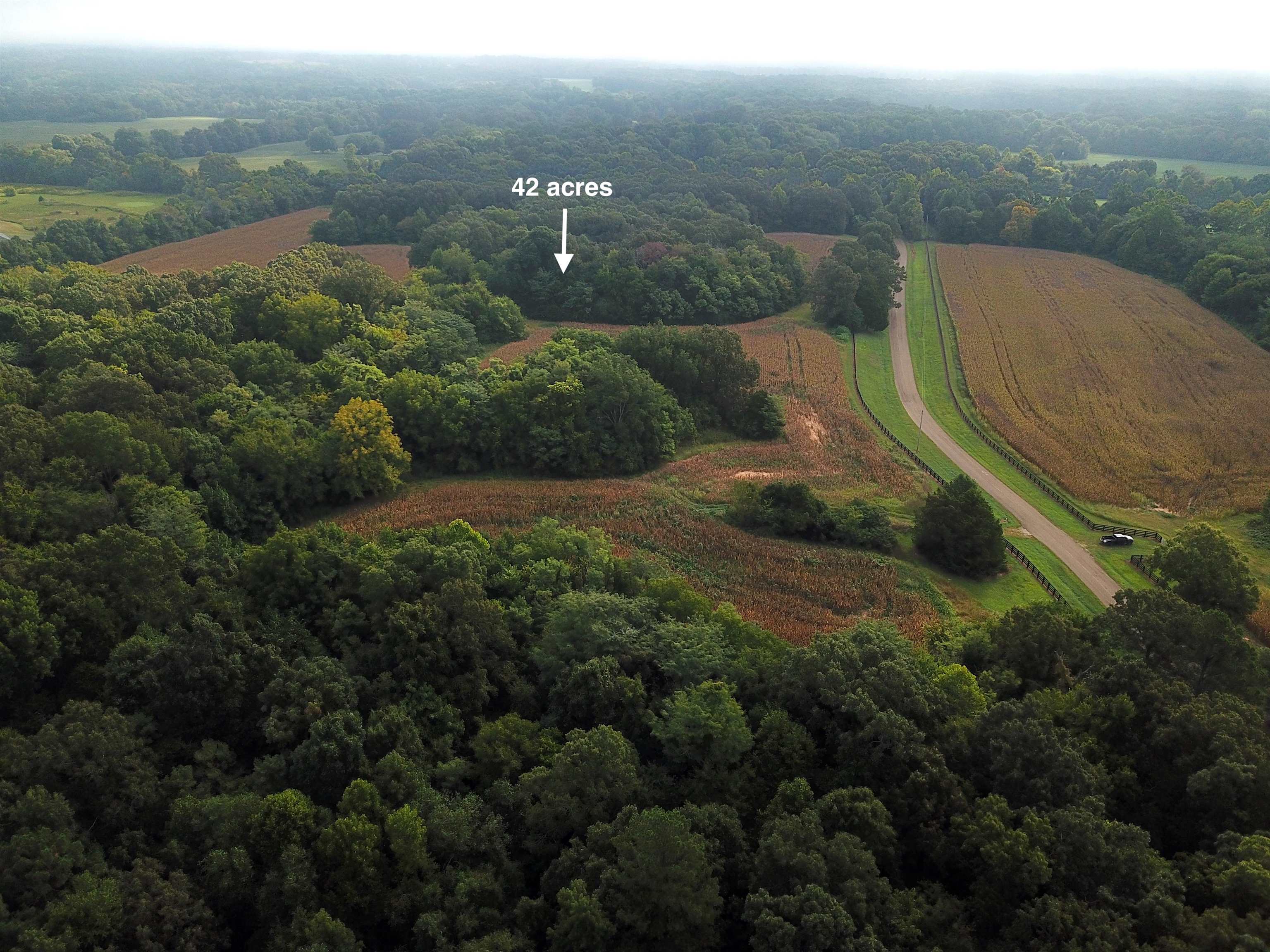 42 Richardson Road Hickory Valley, TN 38039 - Photo 4 of 17 an aerial view of a house with a yard