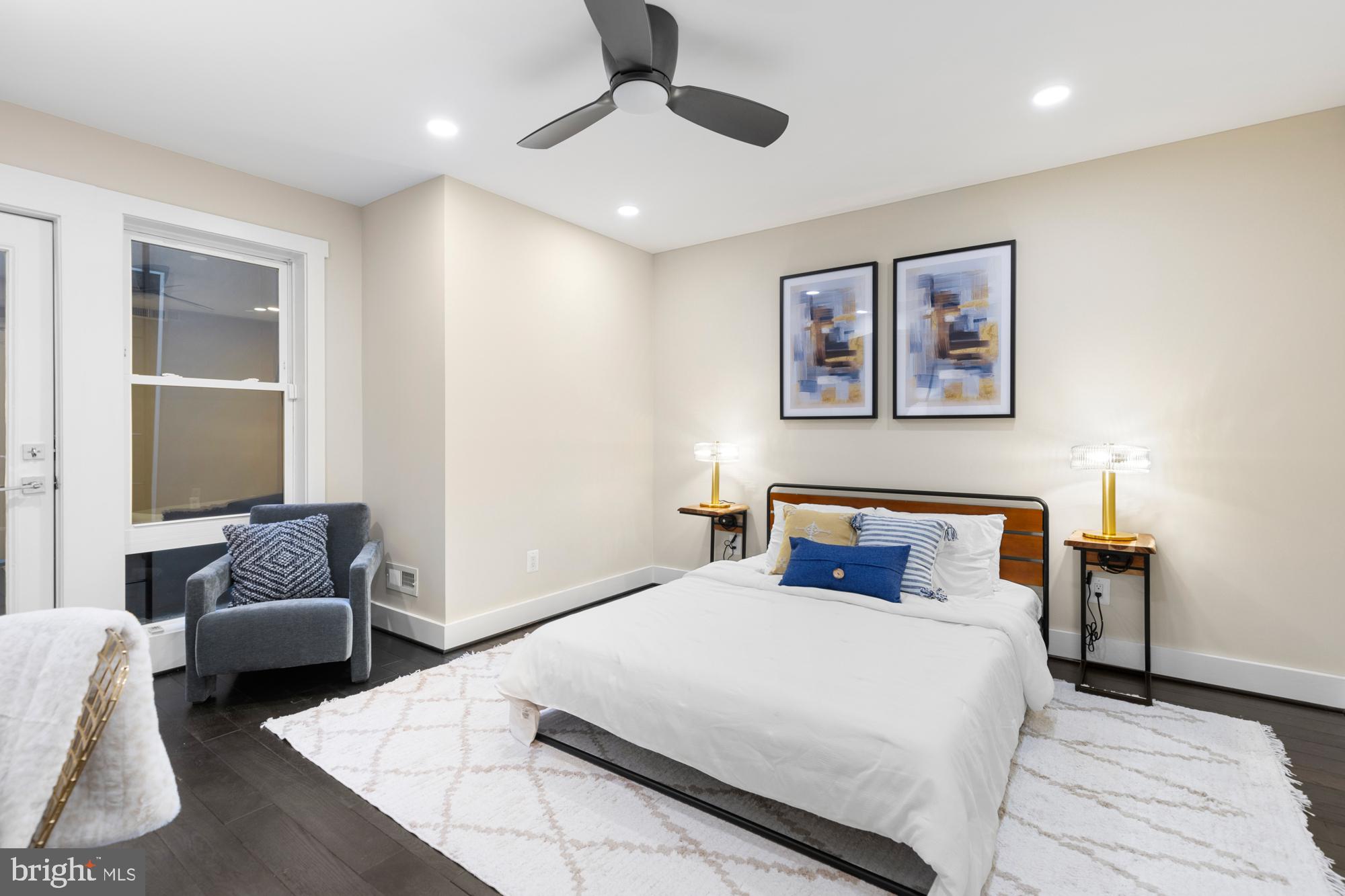 1503 K Street Southeast, Unit C01 Washington, DC 20003 - Photo 11 of 16 a bedroom with a bed and furniture