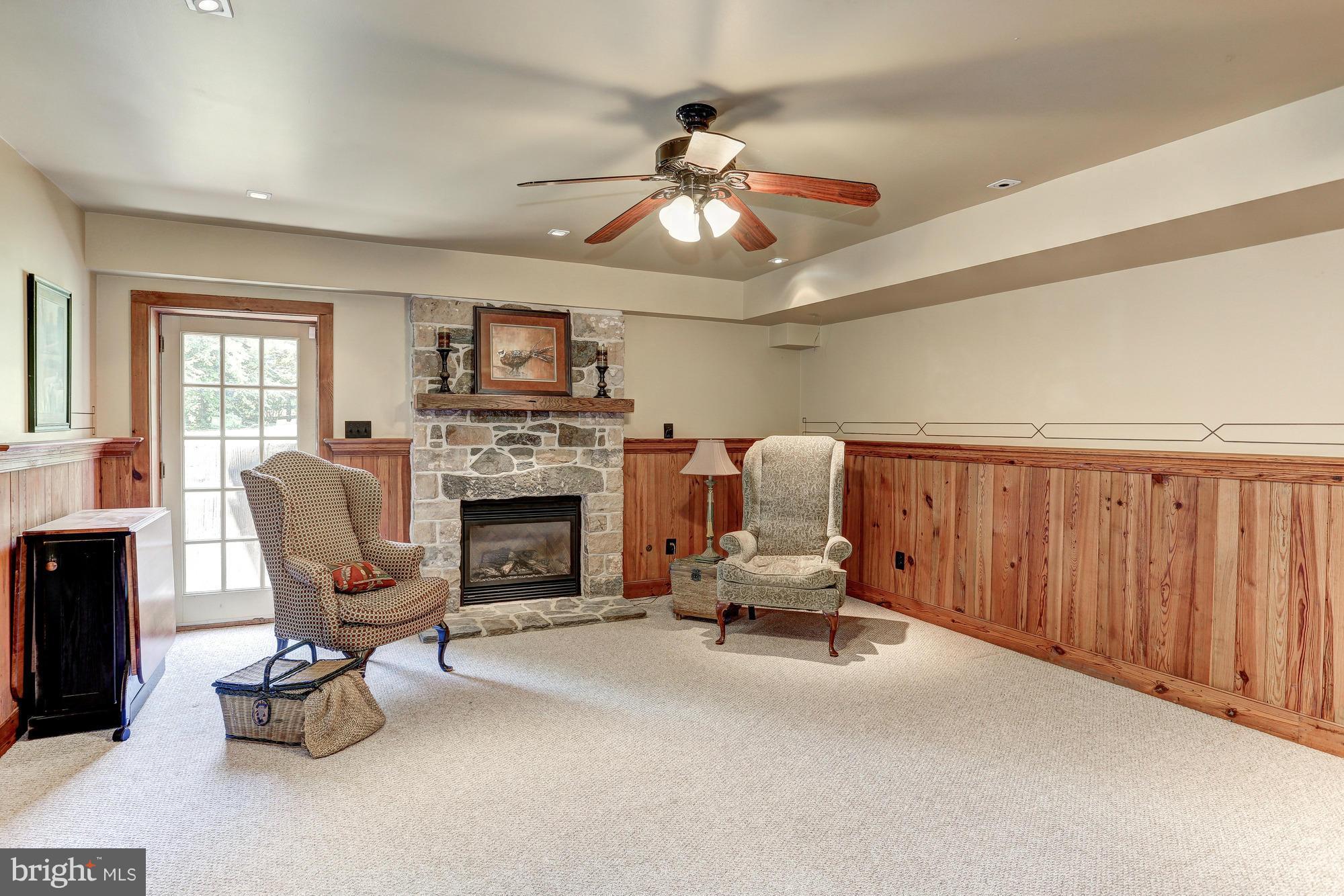 18099 Raven Rocks Road Bluemont, VA 20135 - Photo 23 of 30 Lower level Family Room with 3rd Fireplace