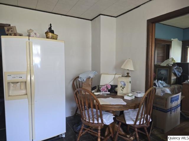 201 Laurel Street Elvaston, IL 62334 - Photo 3 of 17 a view of a dining room with furniture and wooden floor