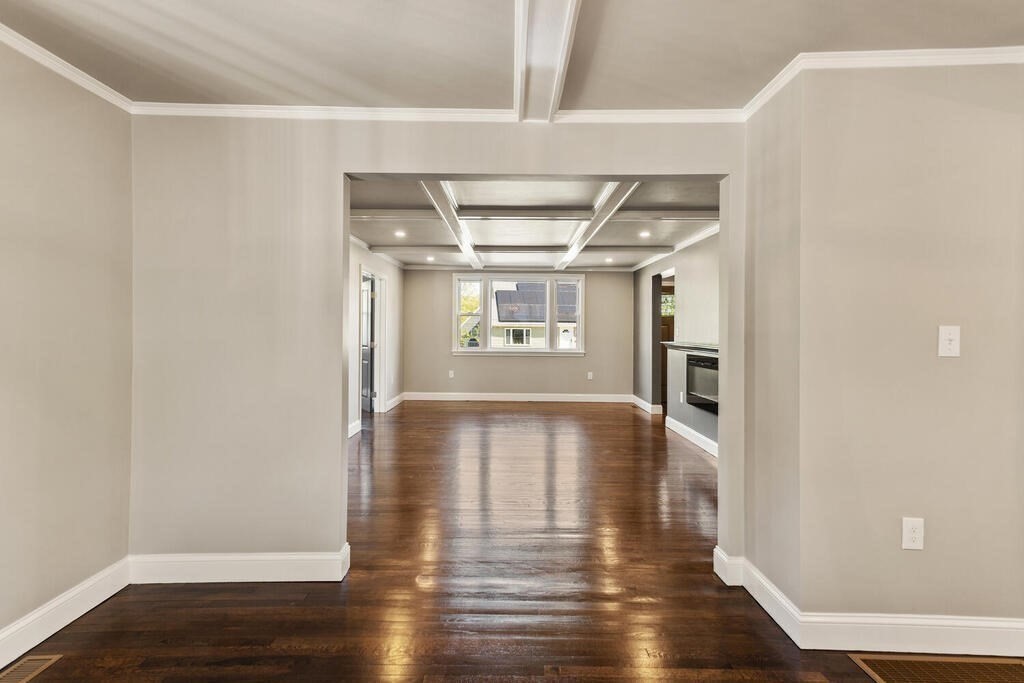 48 Pinewood Avenue Billerica, MA 01821 - Photo 14 of 26 a view of livingroom with hardwood floor and staircase