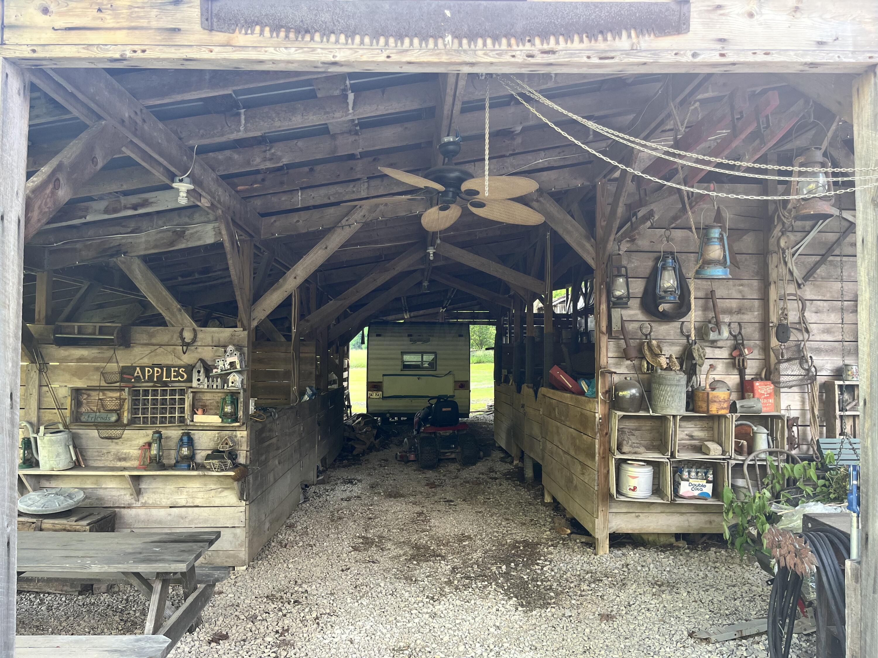 1195 Jr Road Franklin Furnace, OH 45629 - Photo 51 of 59 Large barn with RV parking