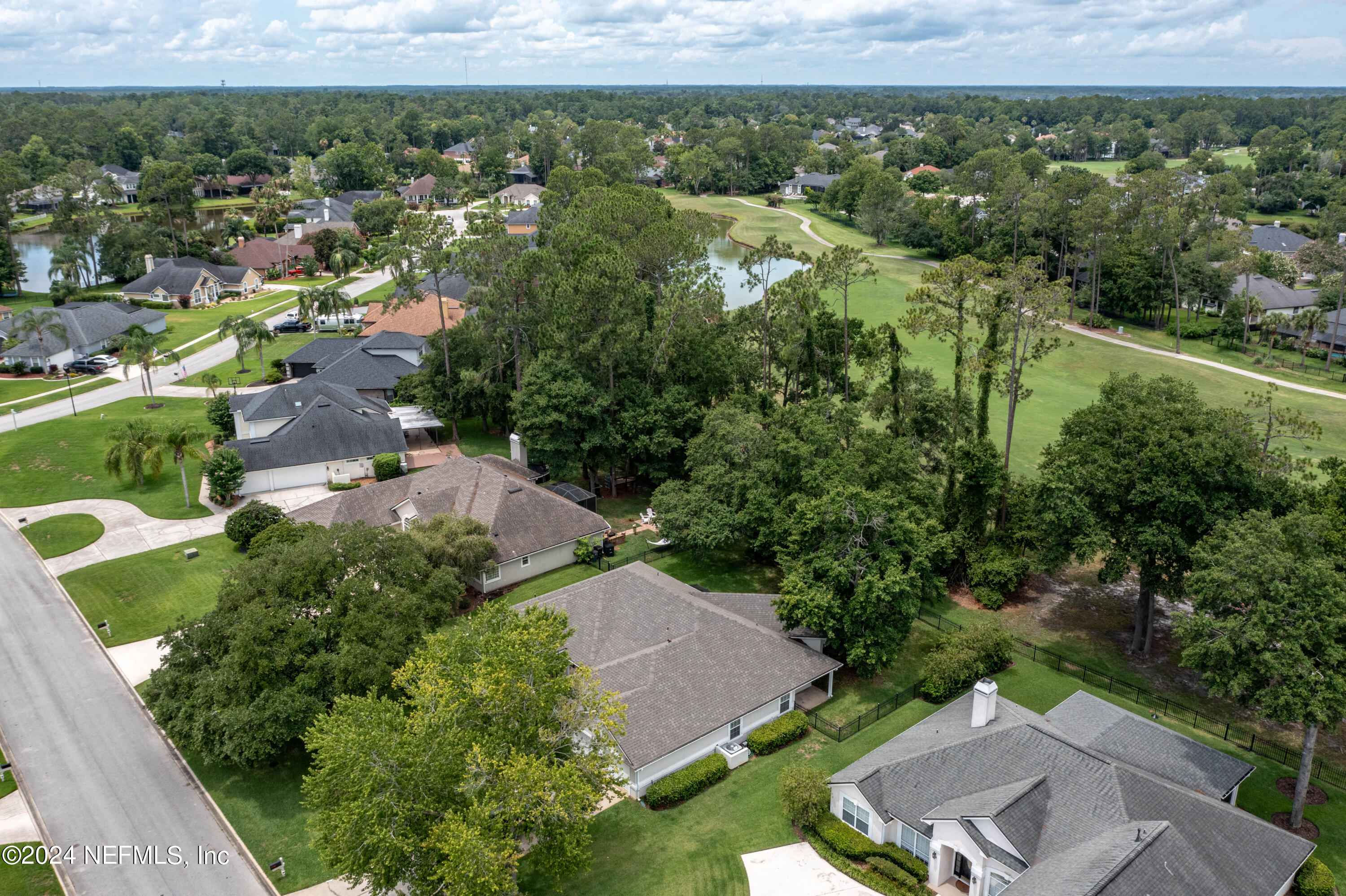 2285 Eagle Harbor Parkway Fleming Island, FL 32003 - Photo 53 of 59 an aerial view of residential house with outdoor space