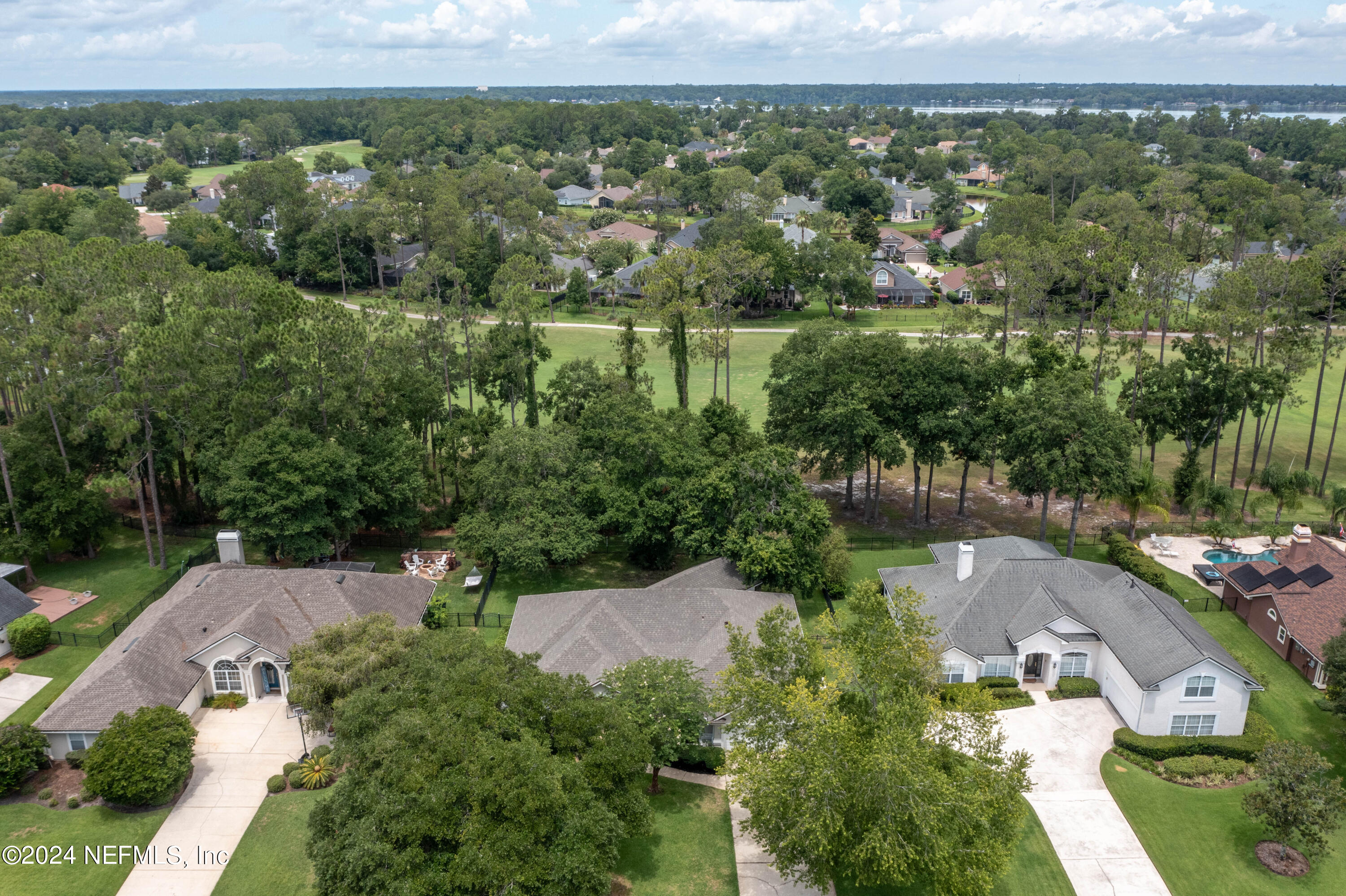 2285 Eagle Harbor Parkway Fleming Island, FL 32003 - Photo 54 of 59 an aerial view of a house with a lake view