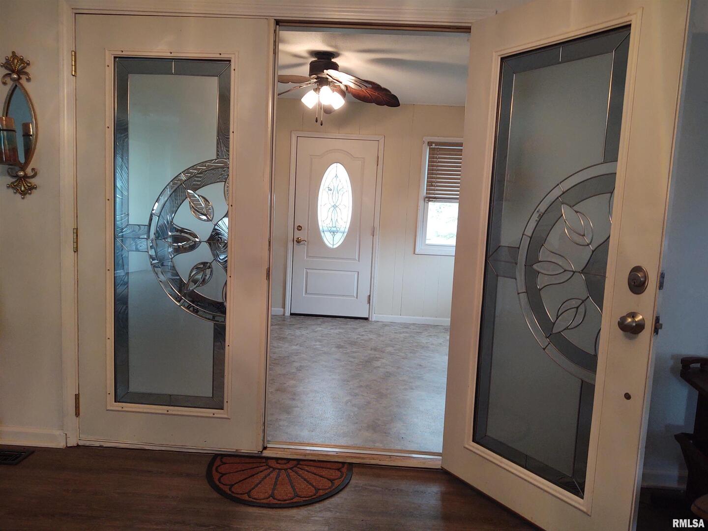 110 Stork Street Anna, IL 62906 - Photo 16 of 27 a view of entryway with wooden floor