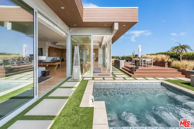 a view of a city from a terrace