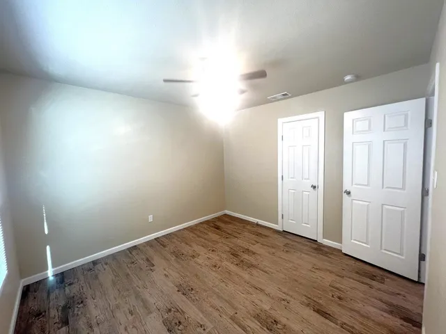 wooden floor in an empty room