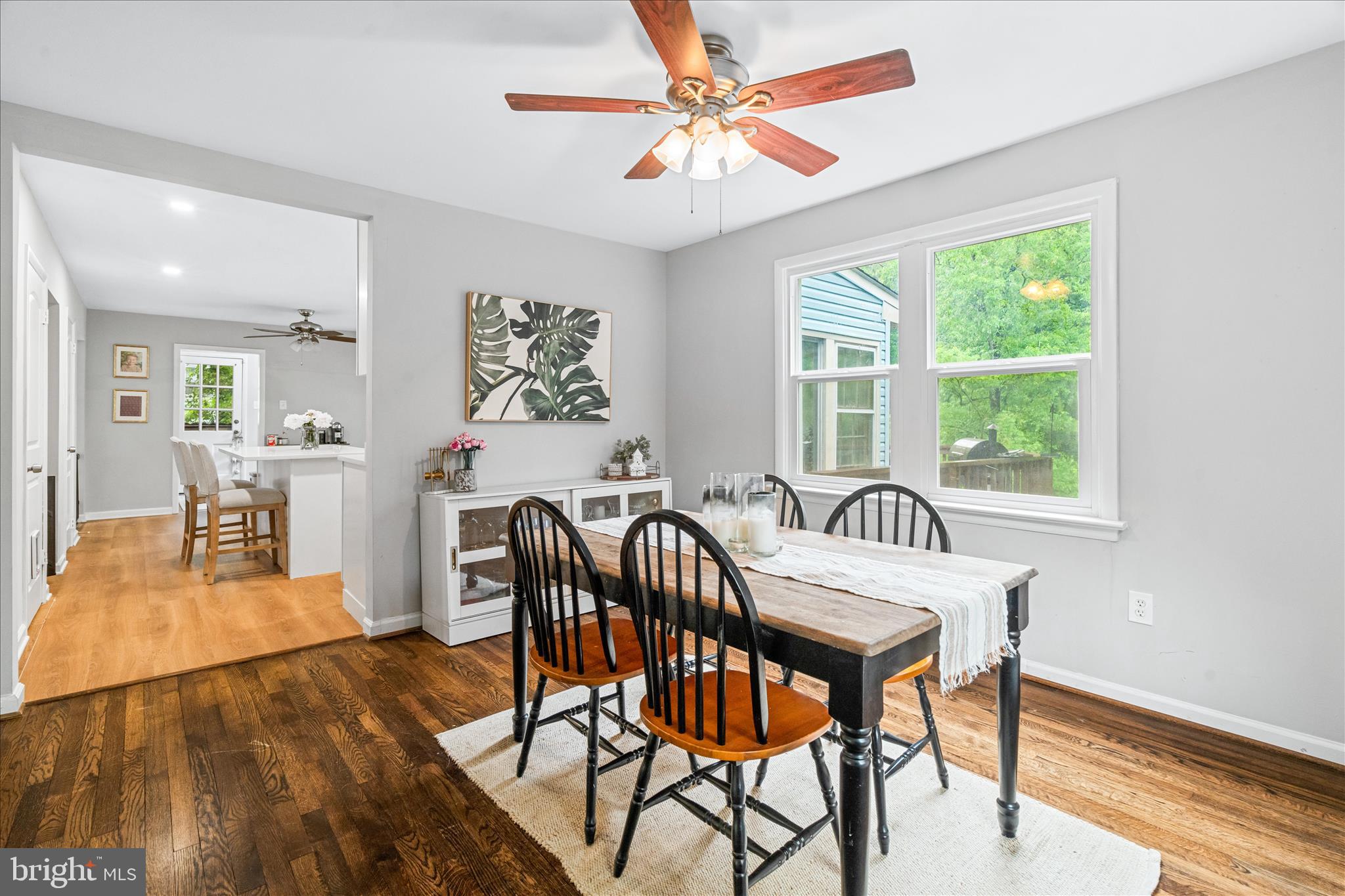 4217 Bill Moxley Road Mount Airy, MD 21771 - Photo 15 of 57 a view of a a dining room with furniture window and wooden floor