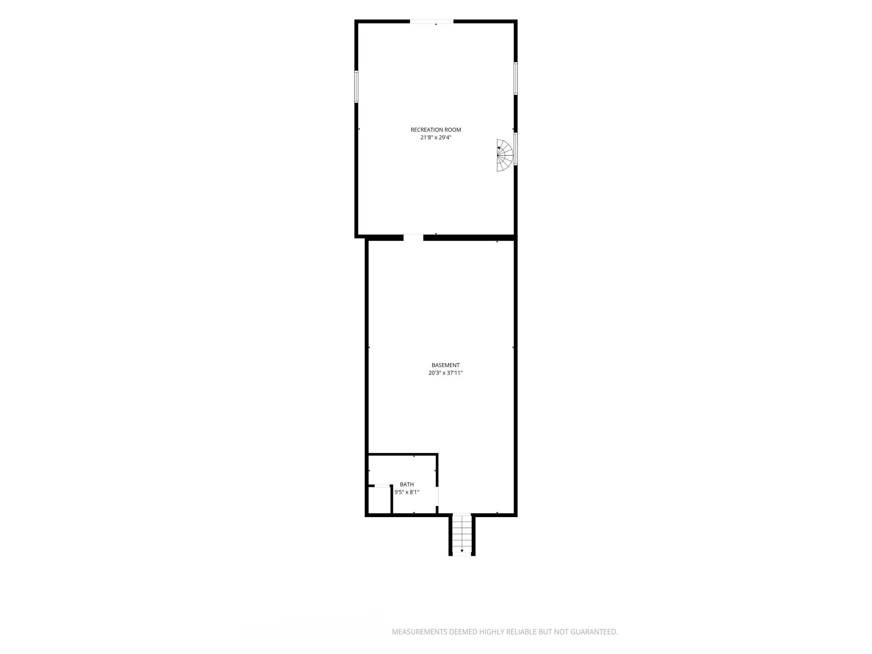 200 Lake Street Cascade, WI 53011 - Photo 35 of 36 Floor Plan Lower Level