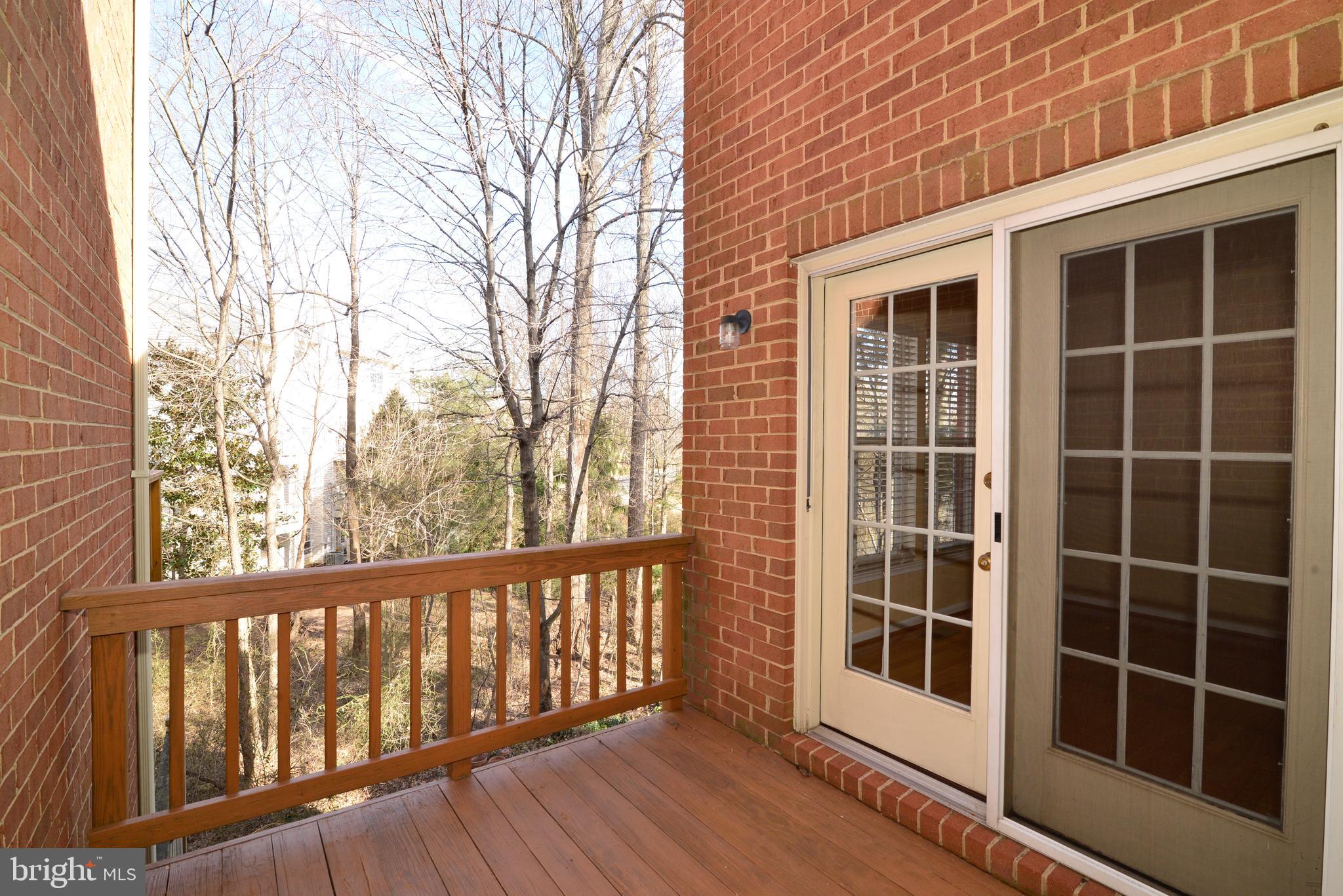 1384 Park Garden Lane Reston, VA 20194 - Photo 13 of 38 Private setting with a view of the trees! Awesome!