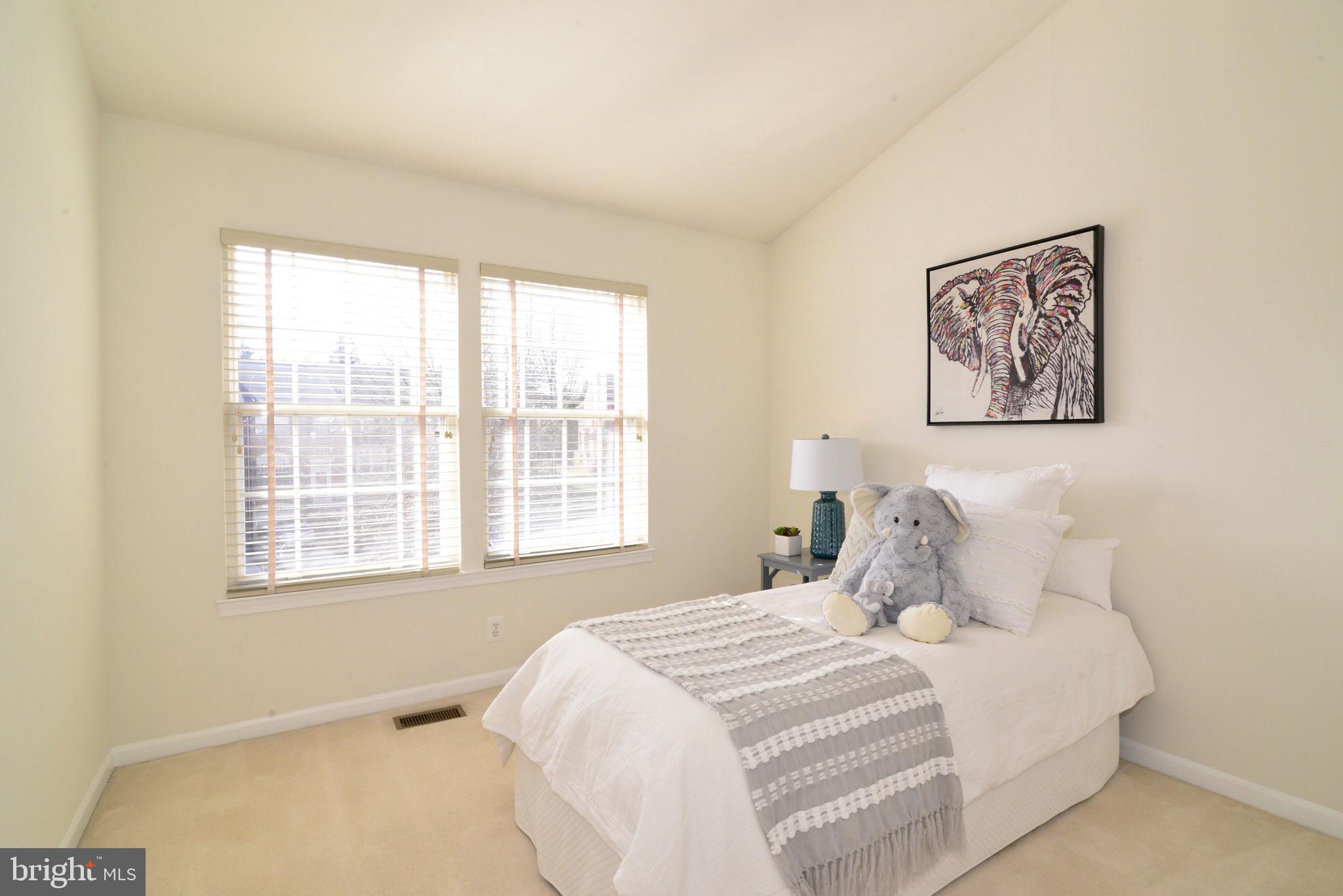 1384 Park Garden Lane Reston, VA 20194 - Photo 26 of 38 Bedroom #2 has a vaulted ceiling and great light.