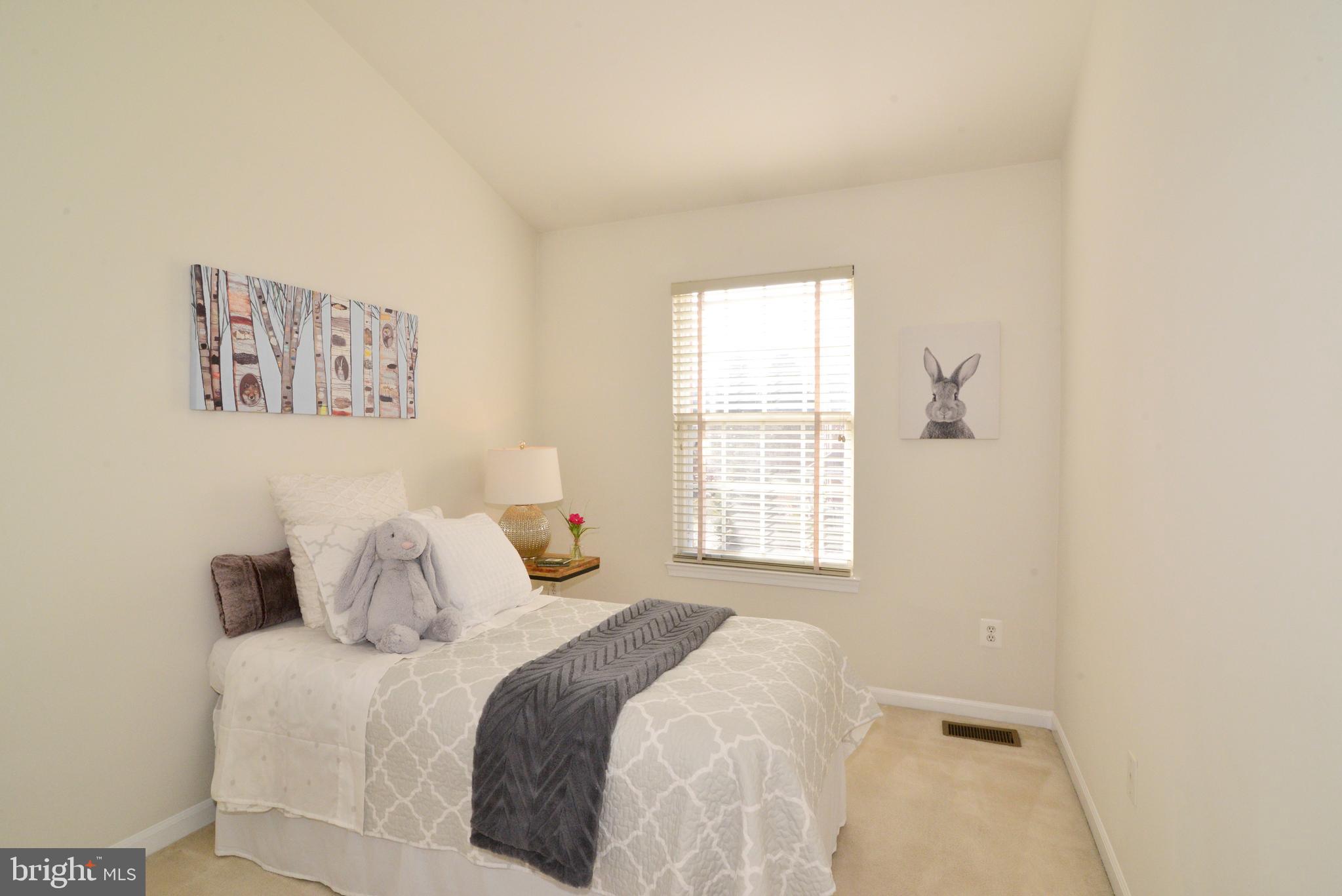 1384 Park Garden Lane Reston, VA 20194 - Photo 28 of 38 Bedroom #3 has a vaulted ceiling.