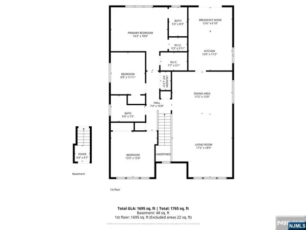 a picture of a floor plan