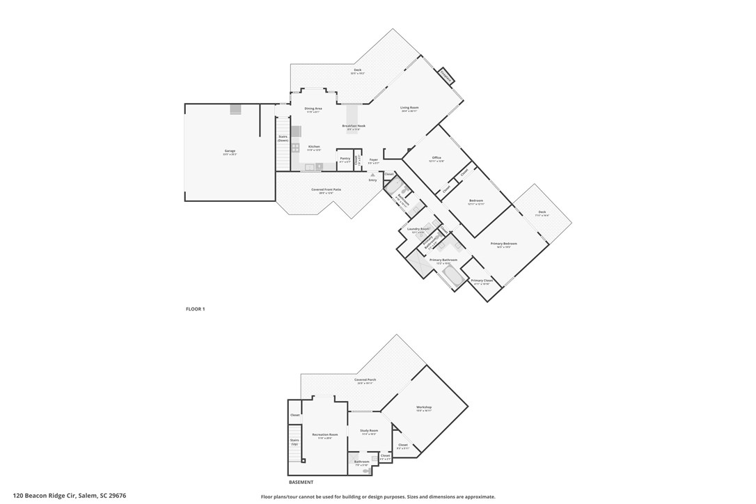 120 Beacon Ridge Circle Salem, SC 29676 - Photo 49 of 49 Explore this detailed floor plan showcasing the home's thoughtful layout and versatile living spaces.