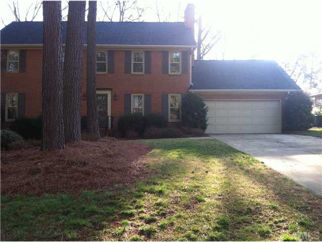 3504 Ranlo Drive Raleigh, NC 27612 - Photo 1 of 10 a backyard of a house