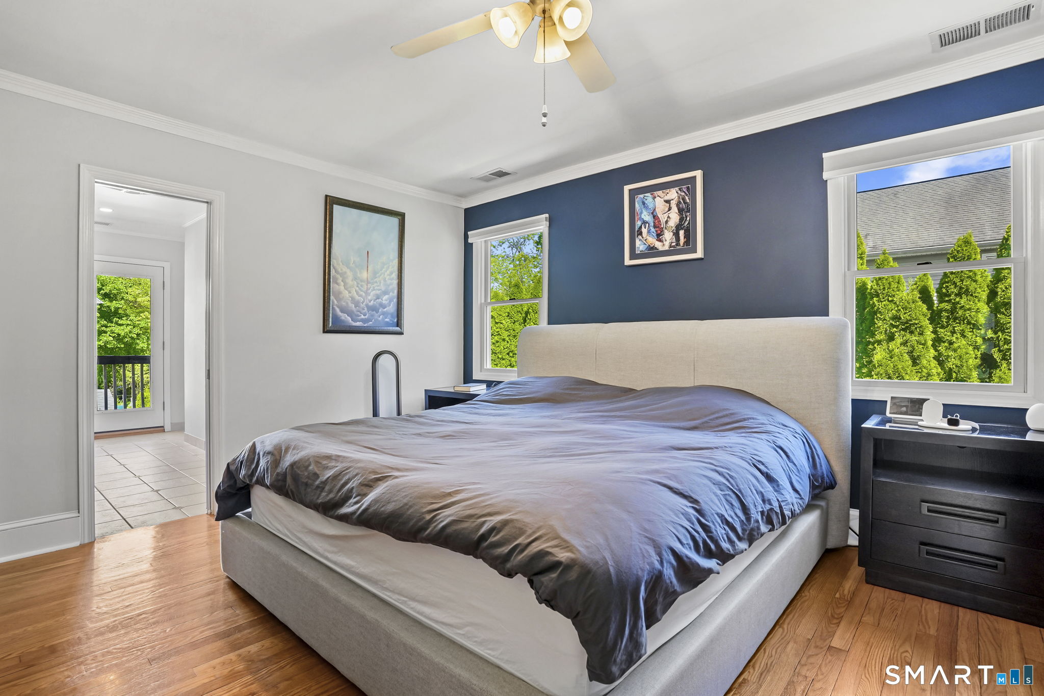 315 Church Hill Road Trumbull, CT 06611 - Photo 31 of 40 a bedroom with a bed and a large window