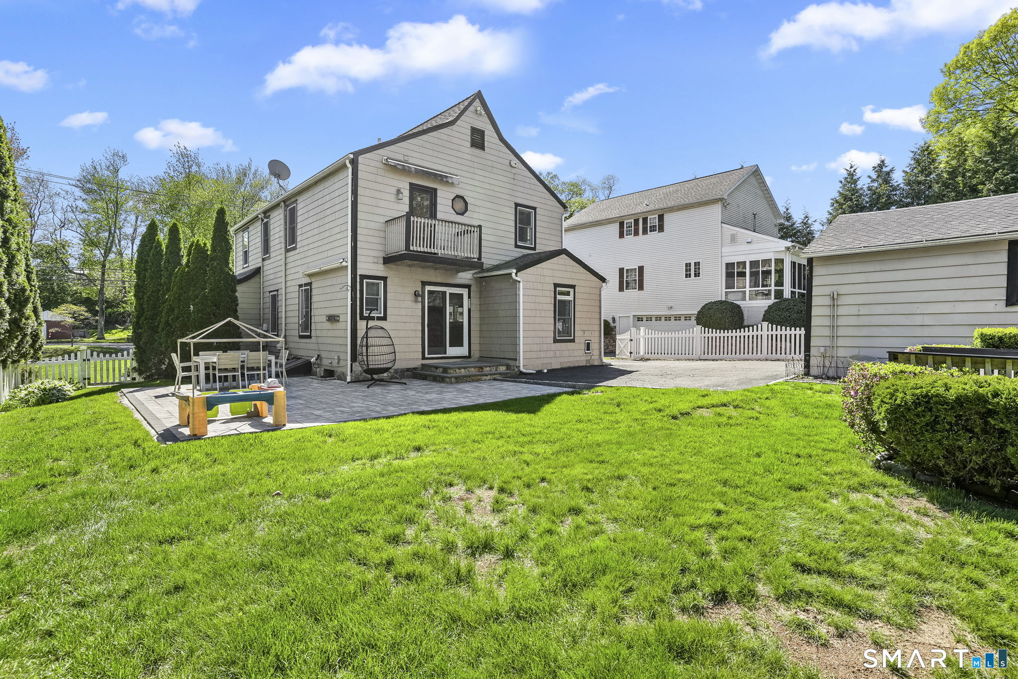 315 Church Hill Road Trumbull, CT 06611 - Photo 36 of 40 a front view of house with yard and outdoor seating