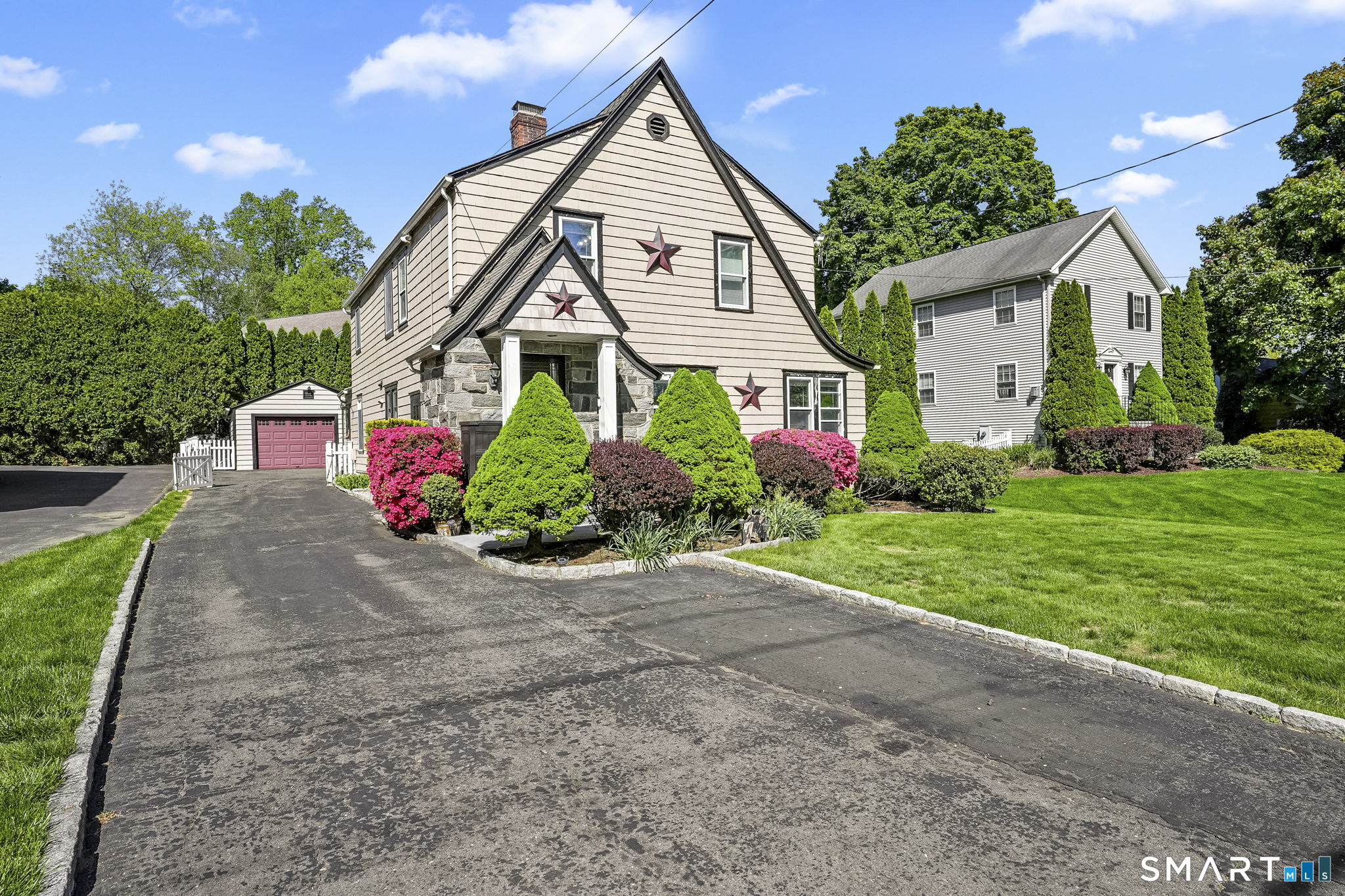 315 Church Hill Road Trumbull, CT 06611 - Photo 40 of 40 a front view of a house with garden