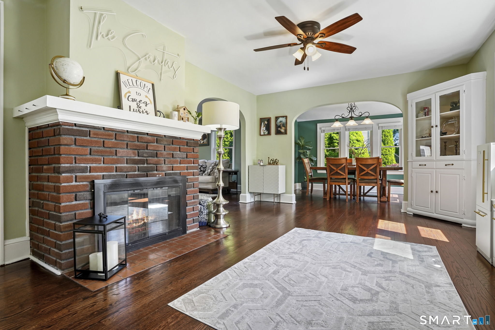 315 Church Hill Road Trumbull, CT 06611 - Photo 6 of 40 a living room with furniture and a fireplace