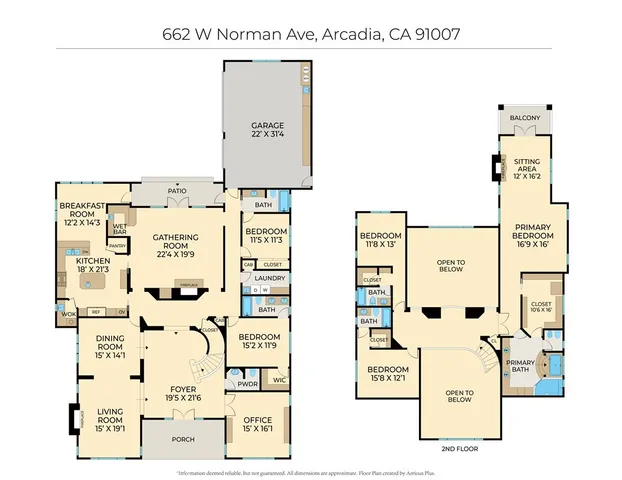 $3,880,000 | 662 West Norman Avenue, Arcadia, CA 91007