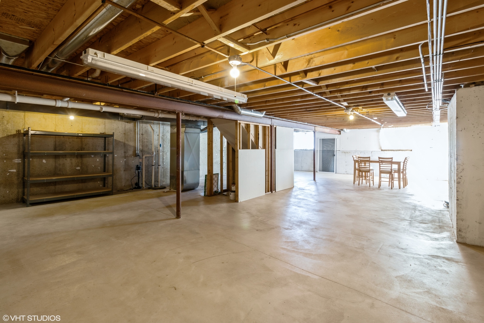 1326 Dancing Bear Lane Elgin, IL 60120 - Photo 23 of 28 a view of an empty room with wooden ceiling